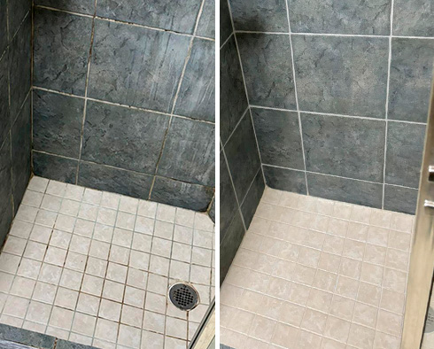 Shower Restored by Our Tile and Grout Cleaners in Longwood, FL