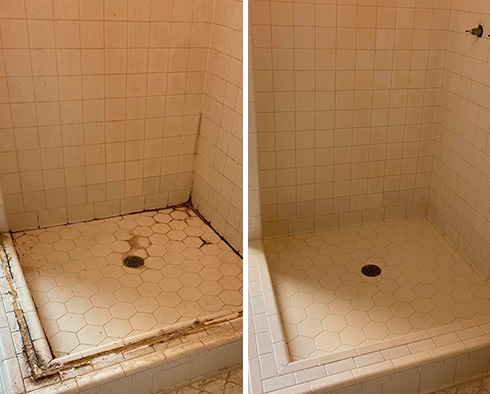 Shower Restored by Our Tile and Grout Cleaners in Lake Mary, FL