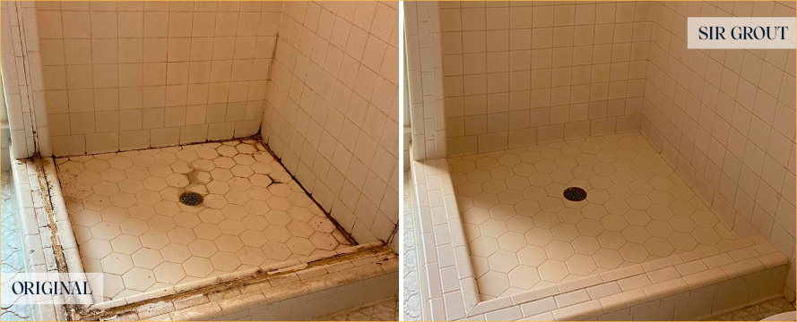 Shower Restored by Our Expert Tile and Grout Cleaners in Lake Mary, FL